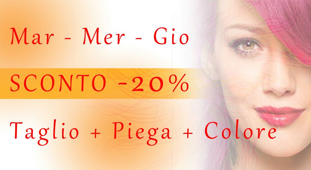 Promozione colore + taglio + piega 